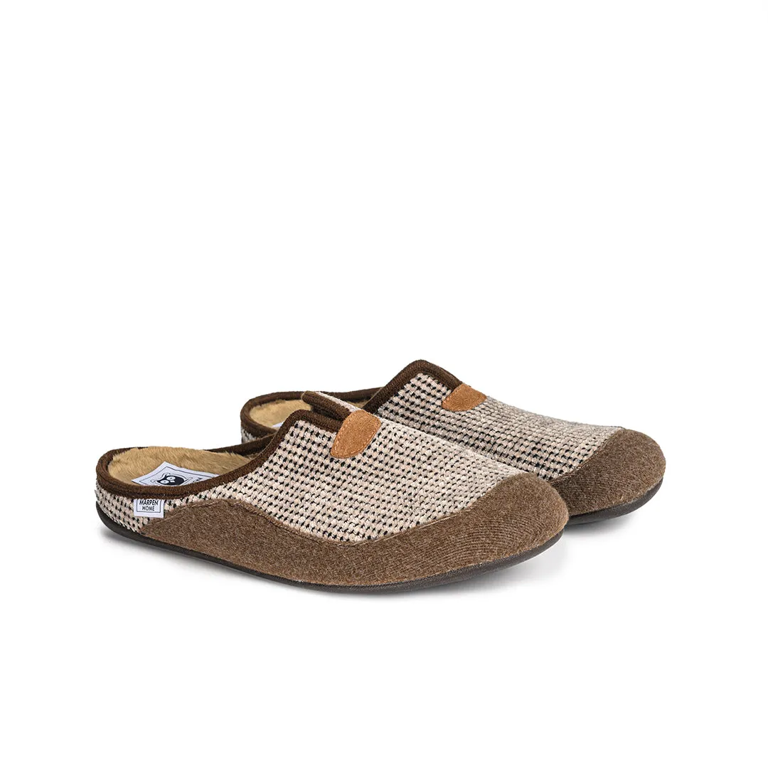 Slippers Cuadros Timber Taupe