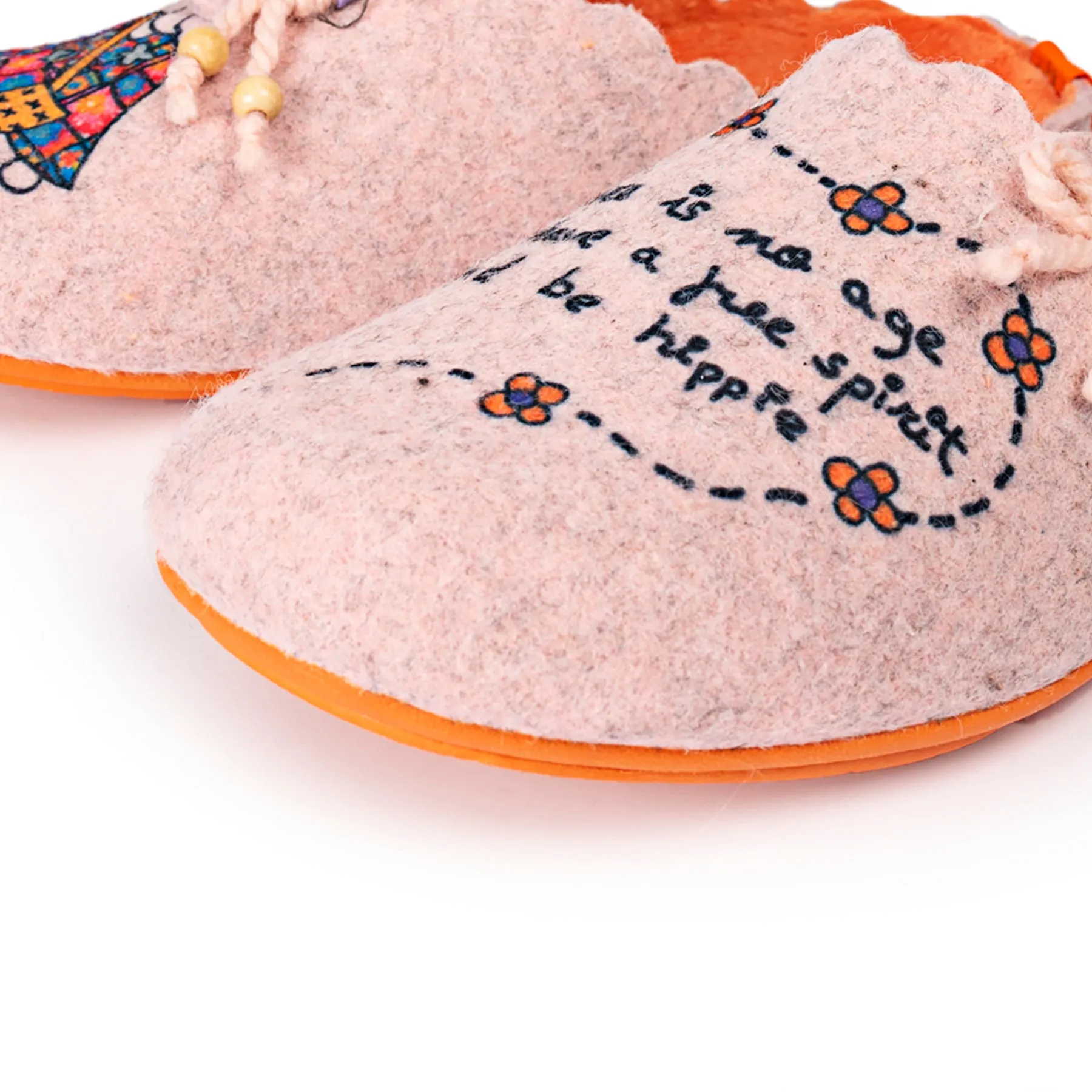 Slippers "Be Hippie" Rosa