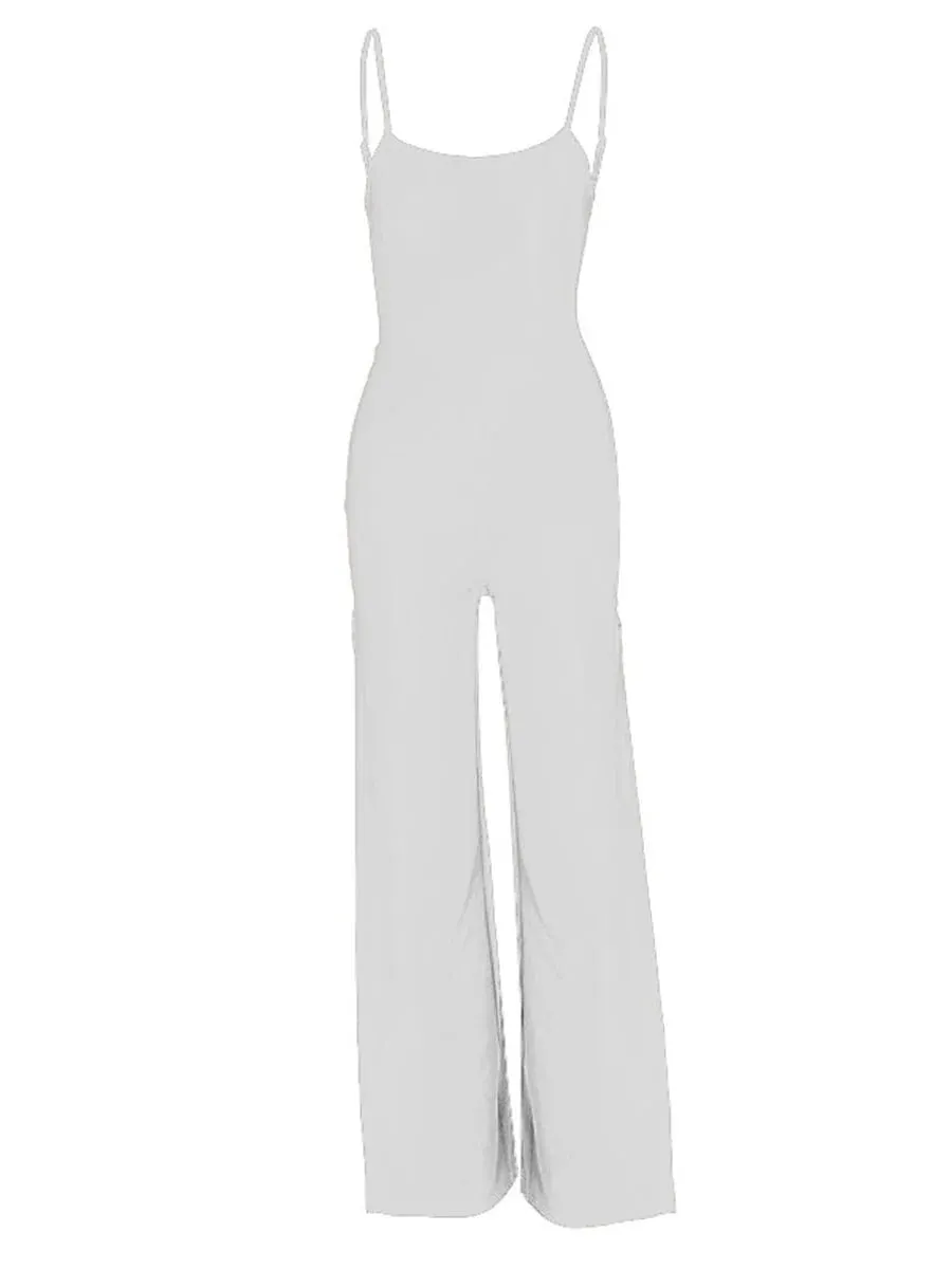 Stylish Women's Split High Waist Jumpsuit