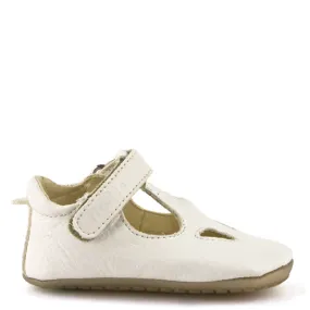 T-bar slippers - White