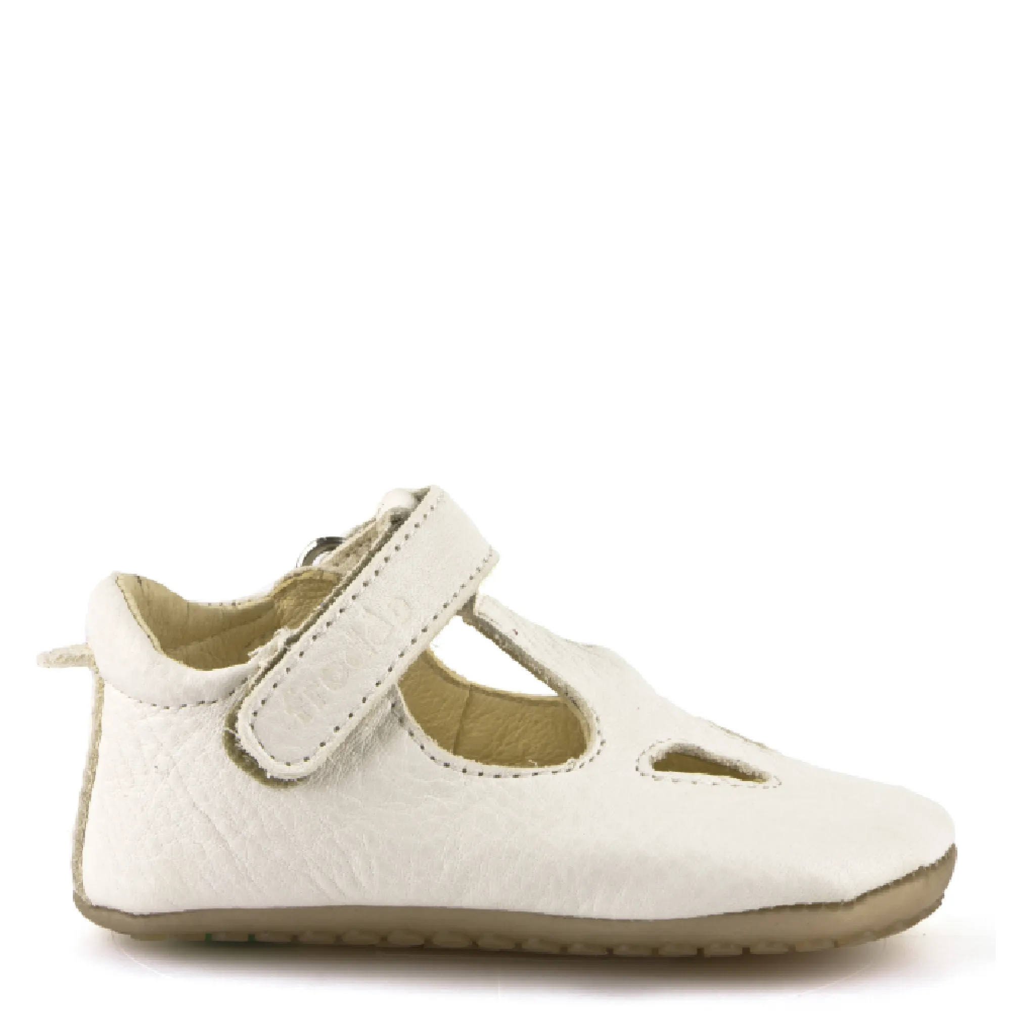 T-bar slippers - White