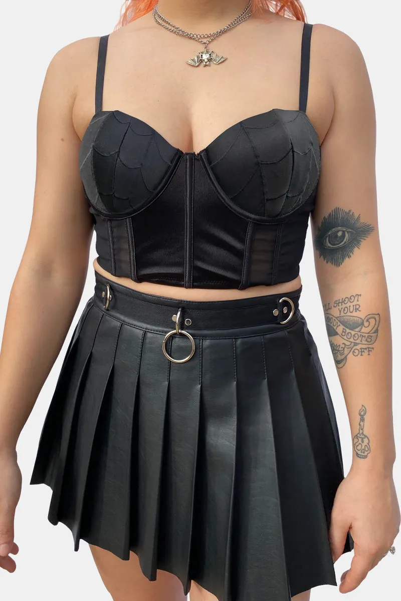 The Black Widow Corset Top