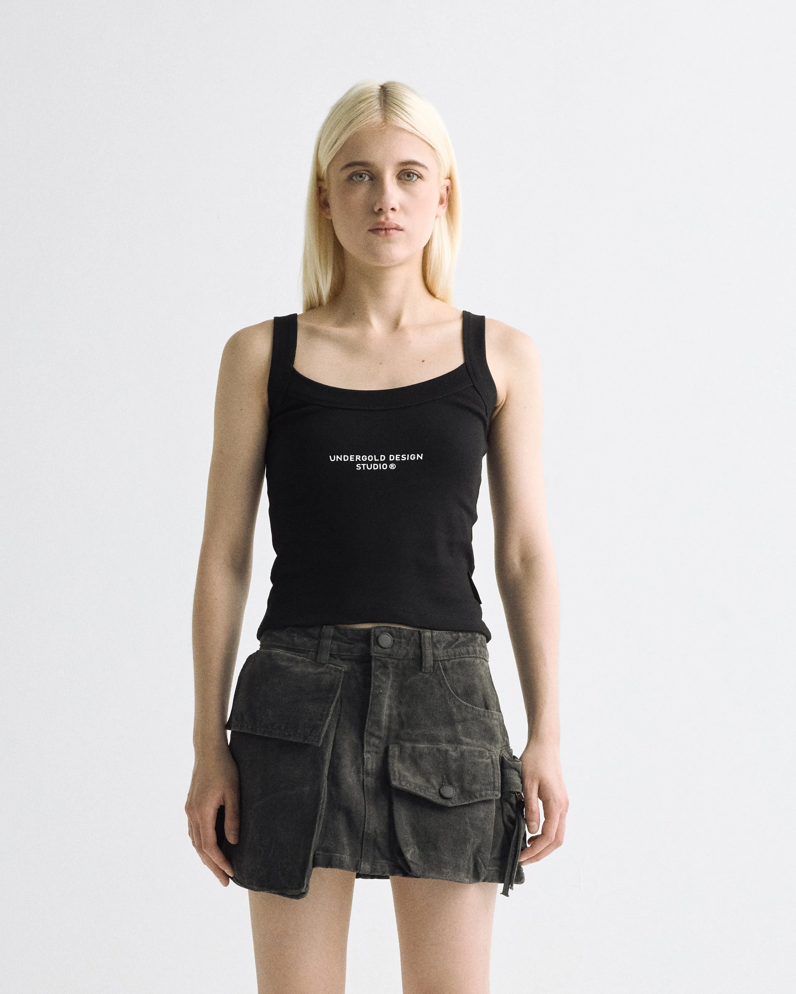 W Basics Tank Top Black