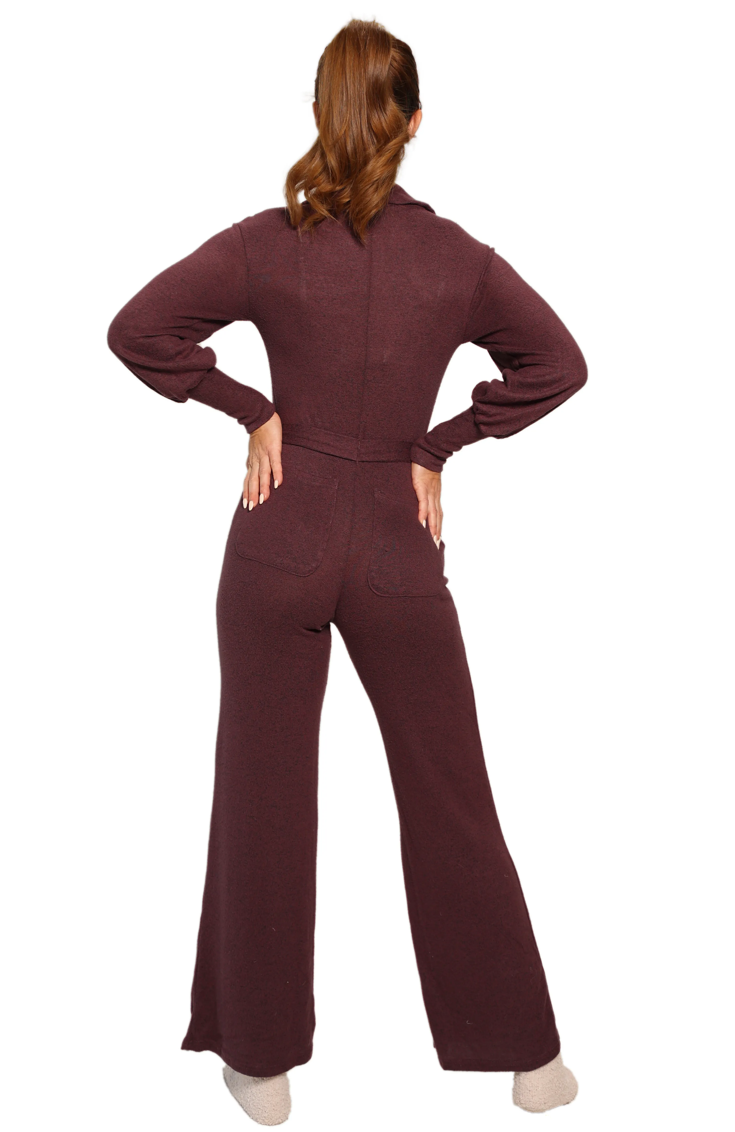 Winnie Jumpsuit - Plum