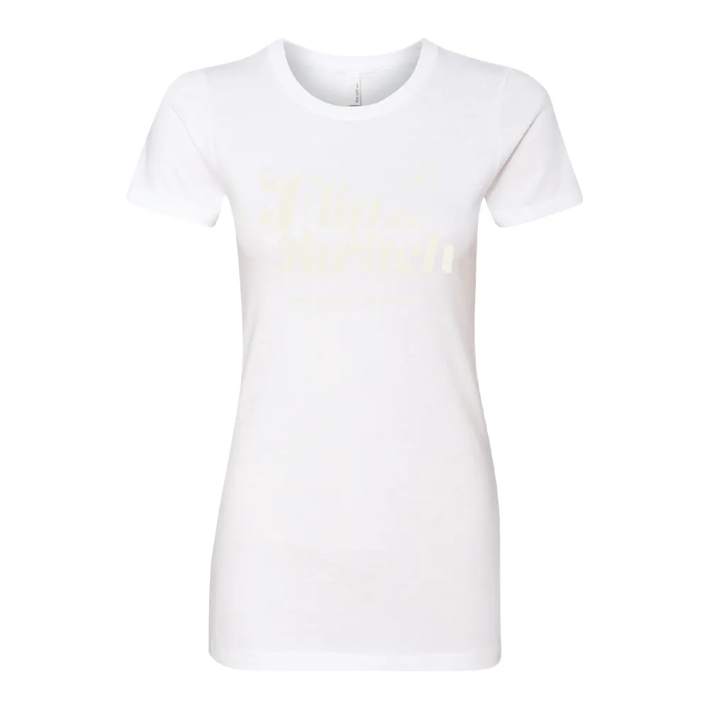 Women's FTS Fancy Text Off White Tee