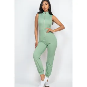 Zip Front Jumpsuit